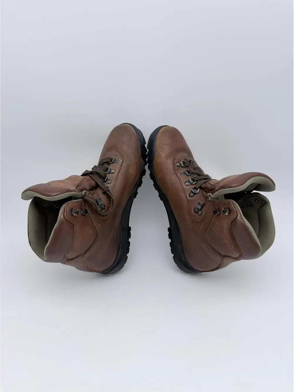 Asolo AFX 520 Women's Gore-Tex Leather Hiking Boots Brown Size 9 Vintage - Picture 11 of 13